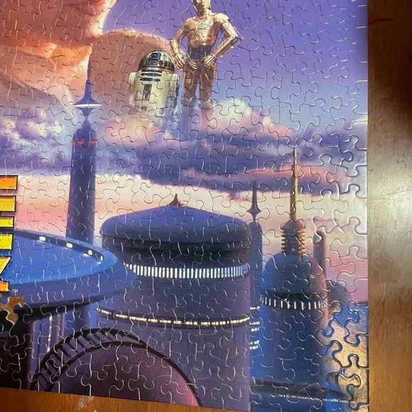 Empire Strikes Back Springbok Puzzle Star Wars 1500 1997 USA Missing 2 pcs! - Picture 13 of 16